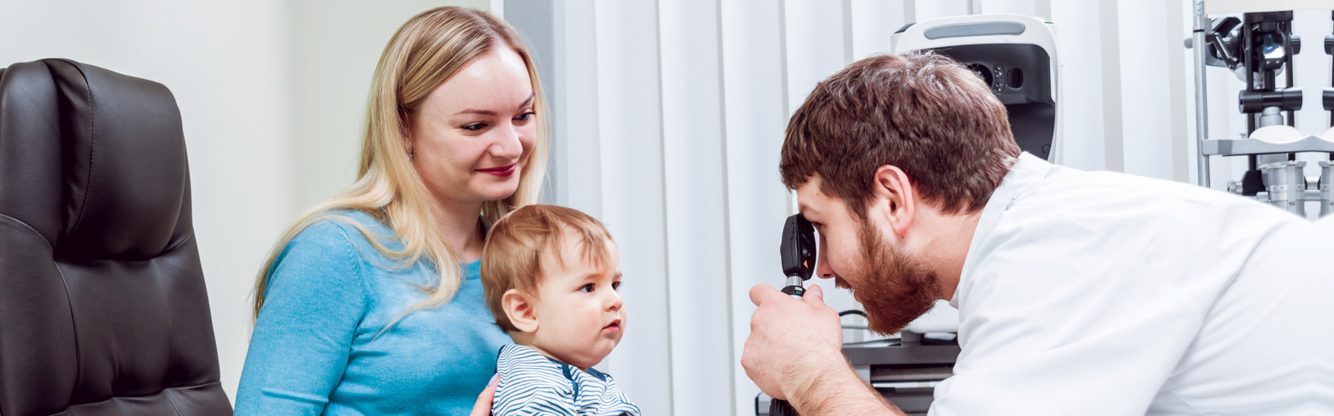 doctor checking up on kid