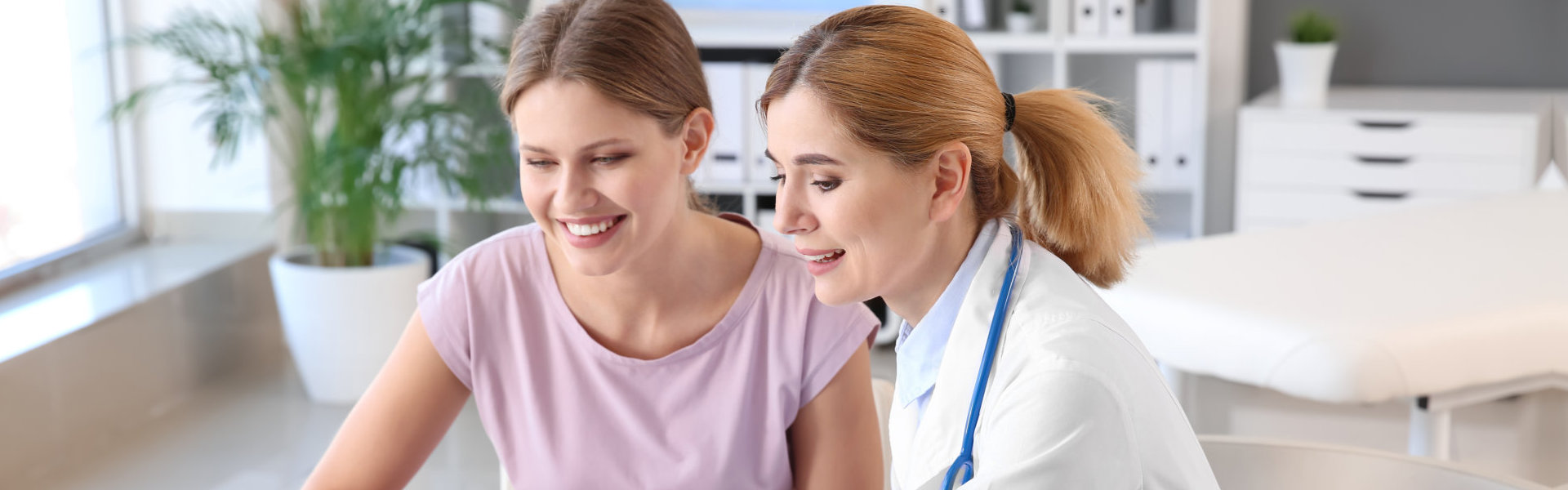 doctor and her patient talking